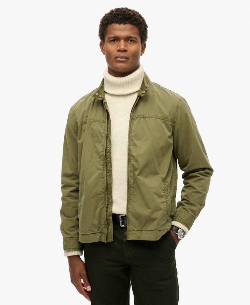 Dark green harrington jacket hotsell