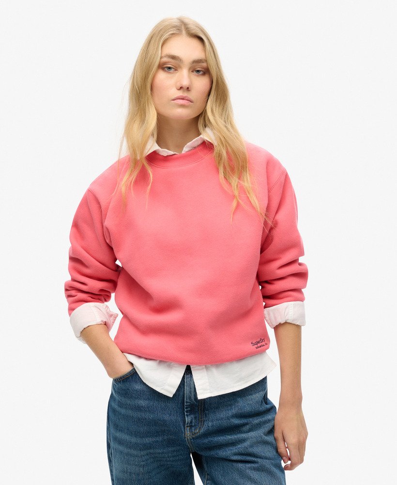 Ladies pink sweatshirt sale