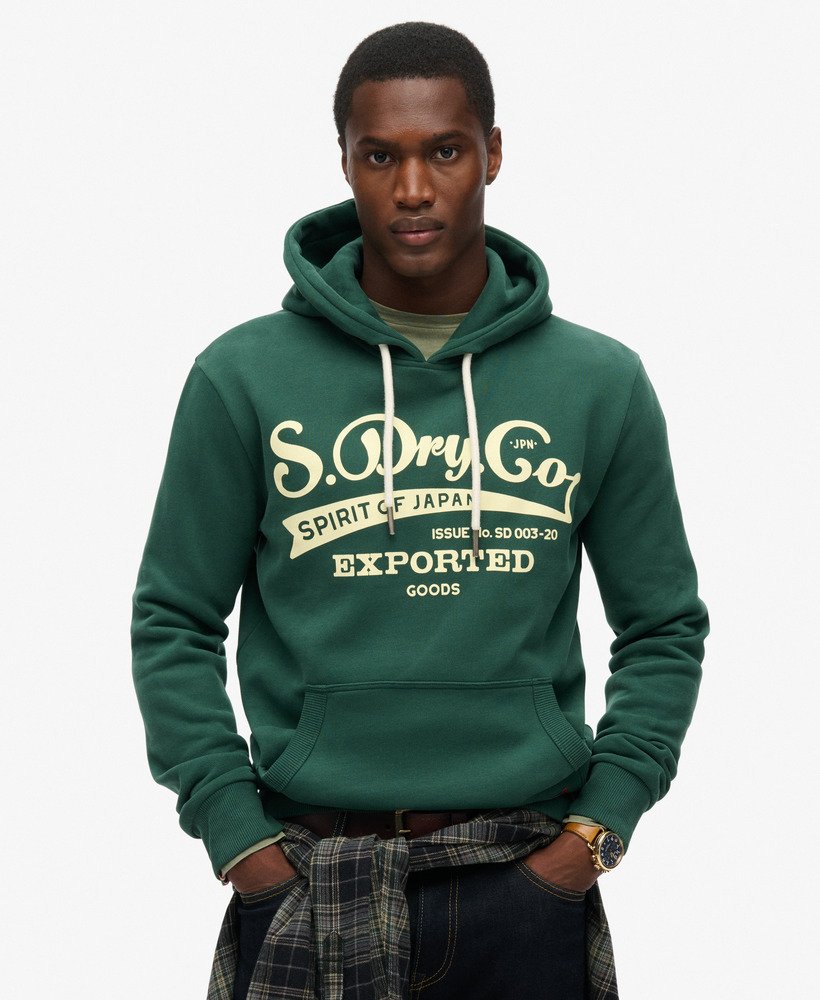 Superdry Classic Spirit Hoodie Men s Sale Mens Hoodies