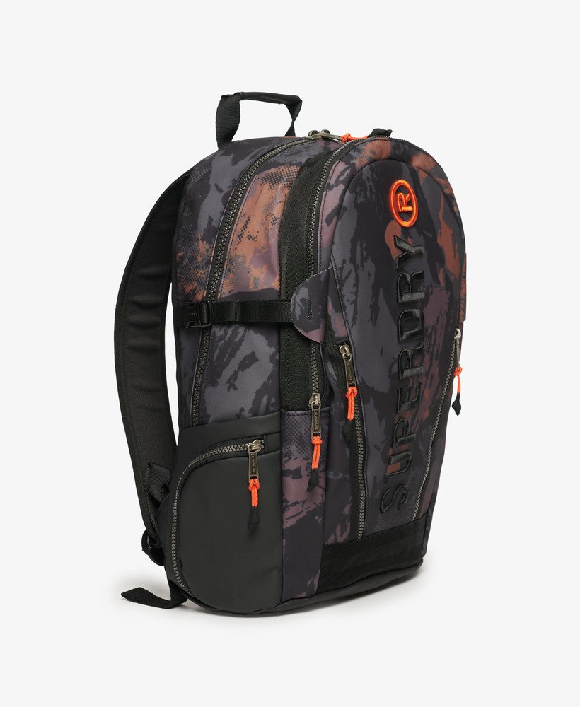 Womens Tarp Embroidered Rucksack in Mountain Mesh Camo Superdry