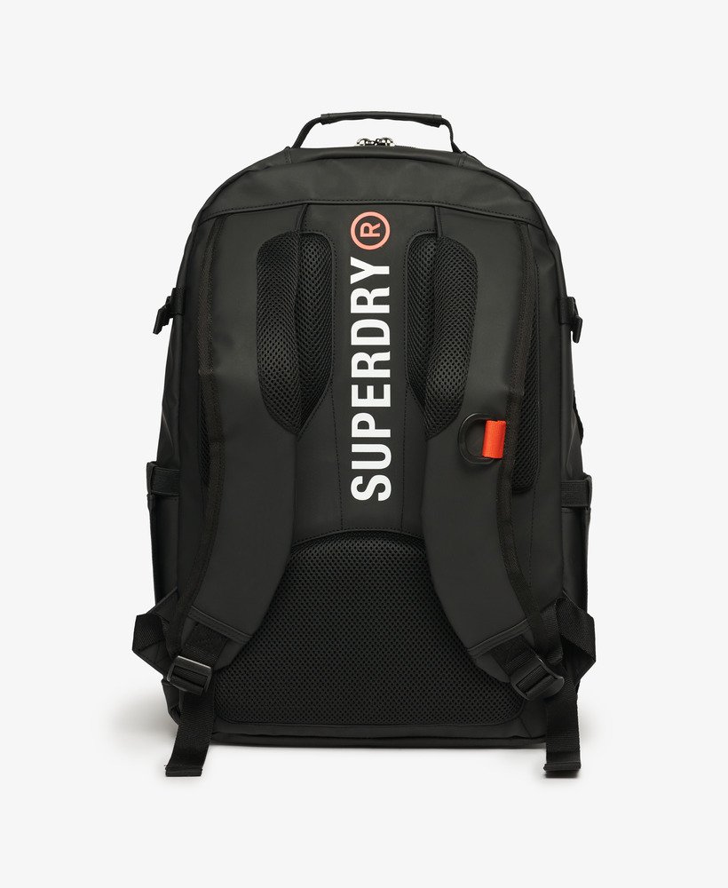 Womens Tarp Utility Backpack in Black Superdry