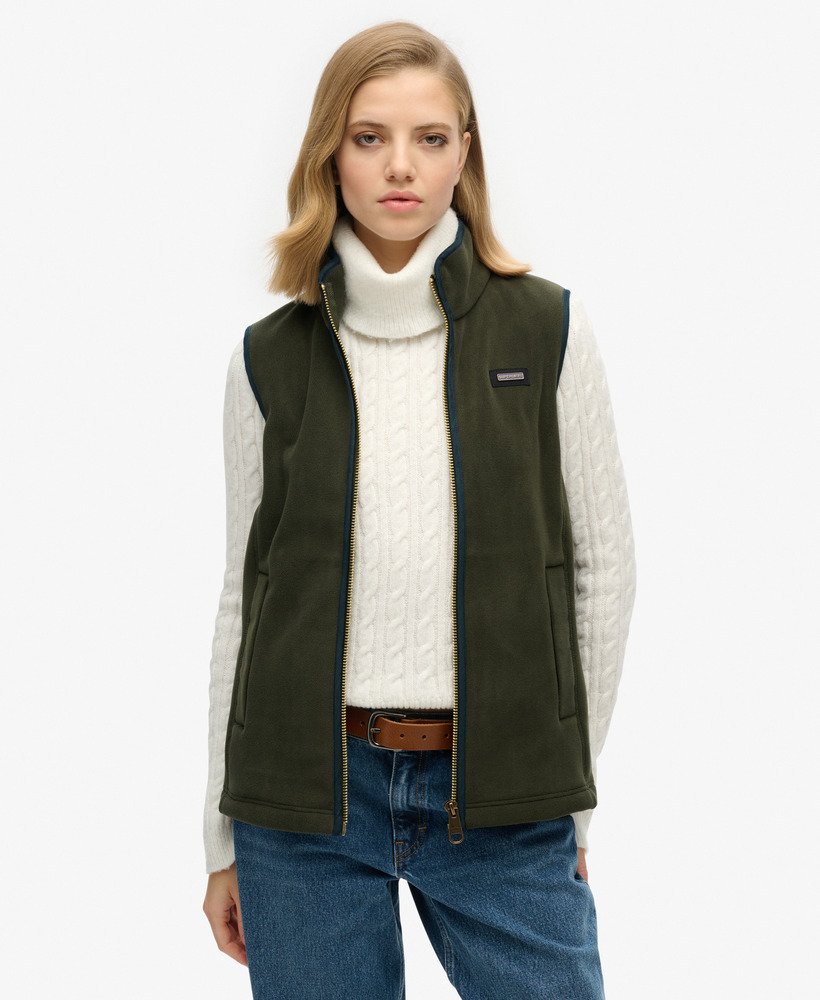 Patagonia women's fleece gilet best sale