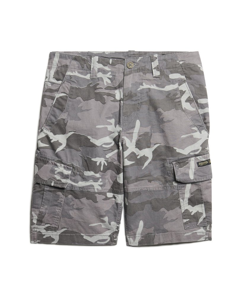 Homme Short Core Cargo Blanc Glacier Camouflage Superdry FR