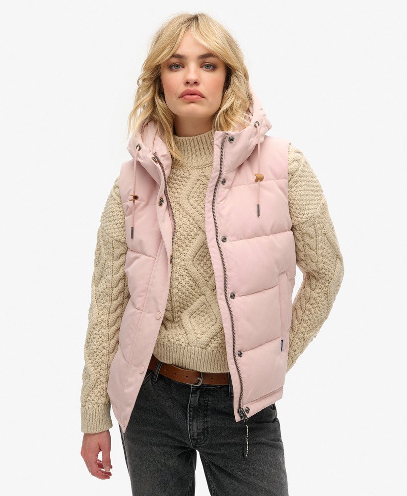 Doudoune sans manche femme rose best sale