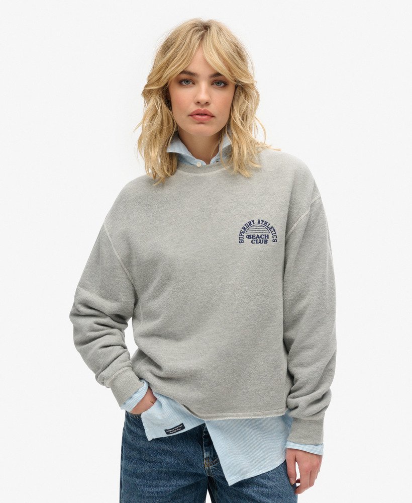 Grey marl sweatshirt women's on sale