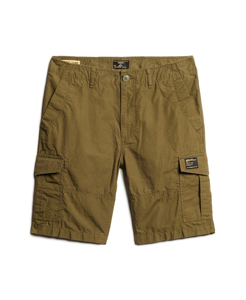 Men s Parachute Cargo Shorts in Authentic Khaki Superdry UK