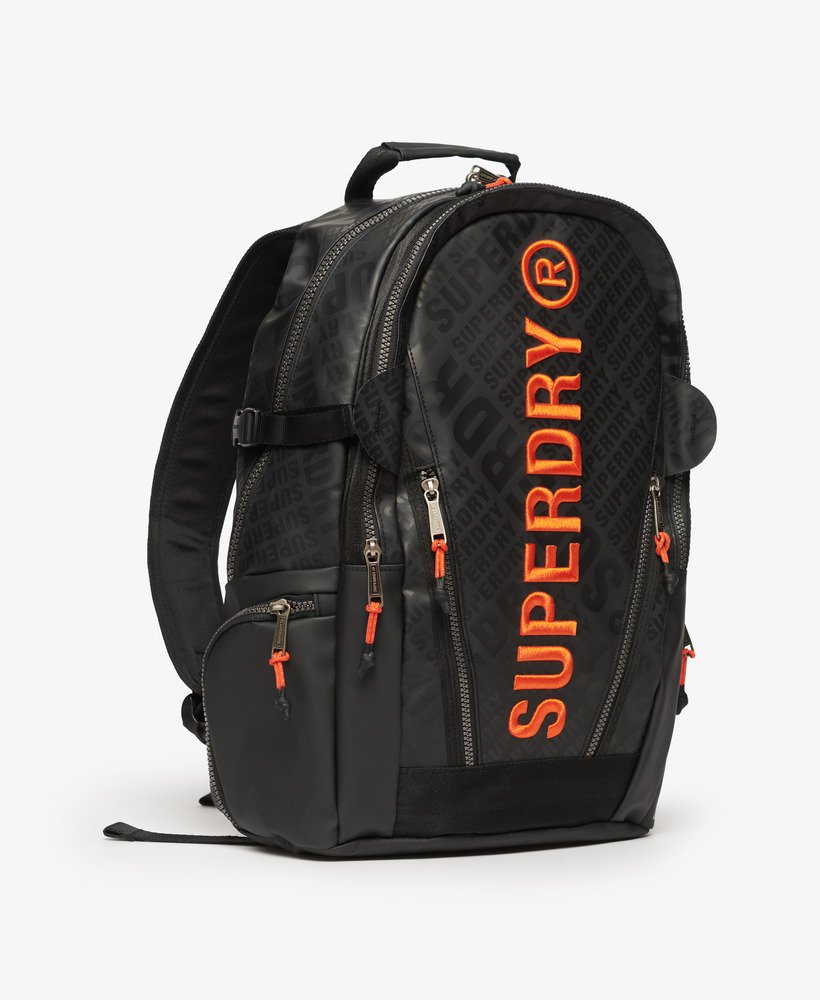 Women s Tarp All Over Print Rucksack in Black Aop Superdry CA EN