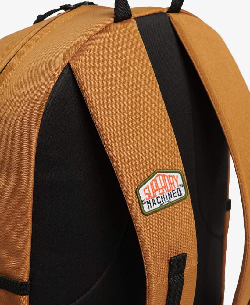 Womens - Patched Montana Backpack in Denim Co Tobacco Brown | Superdry