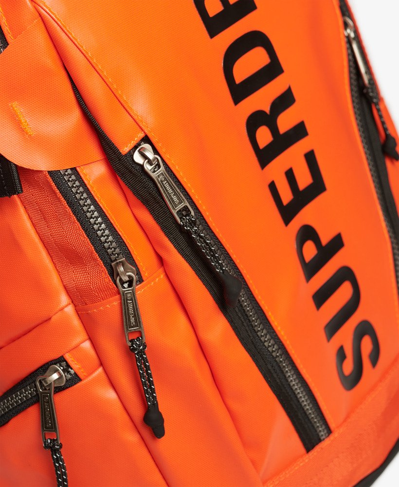 Men s Tarp Rucksack in Bold Orange pelican Superdry