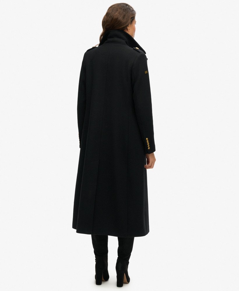 Superdry duchess long wool coat online