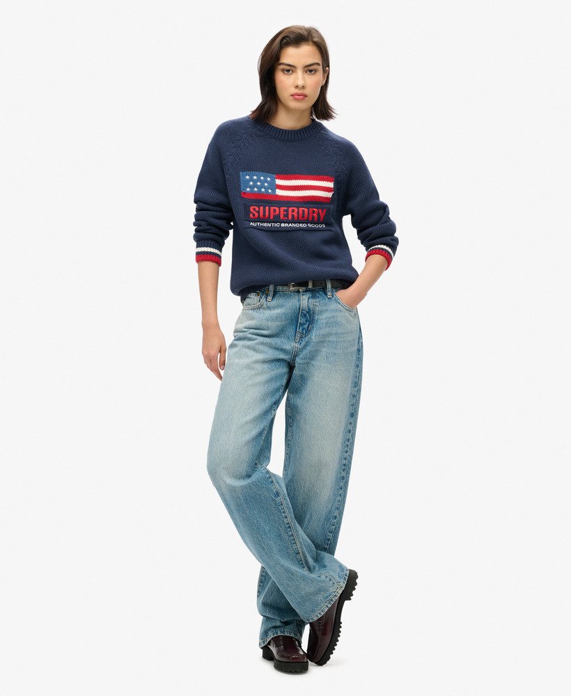 Americana cable knit jumper best sale