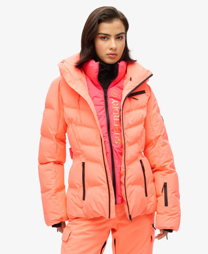 Luxe snow puffer jacket superdry deals