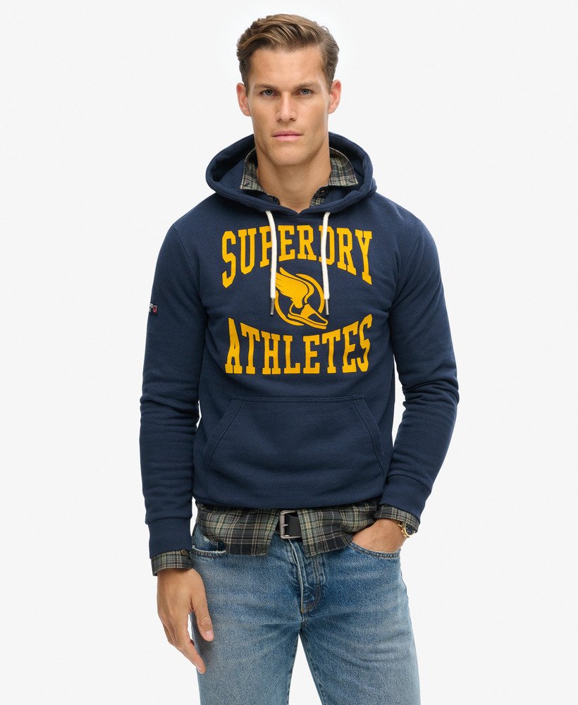 Superdry Track Field Athletic Graphic Hoodie Men s Mens Hoodies and sweatshirts