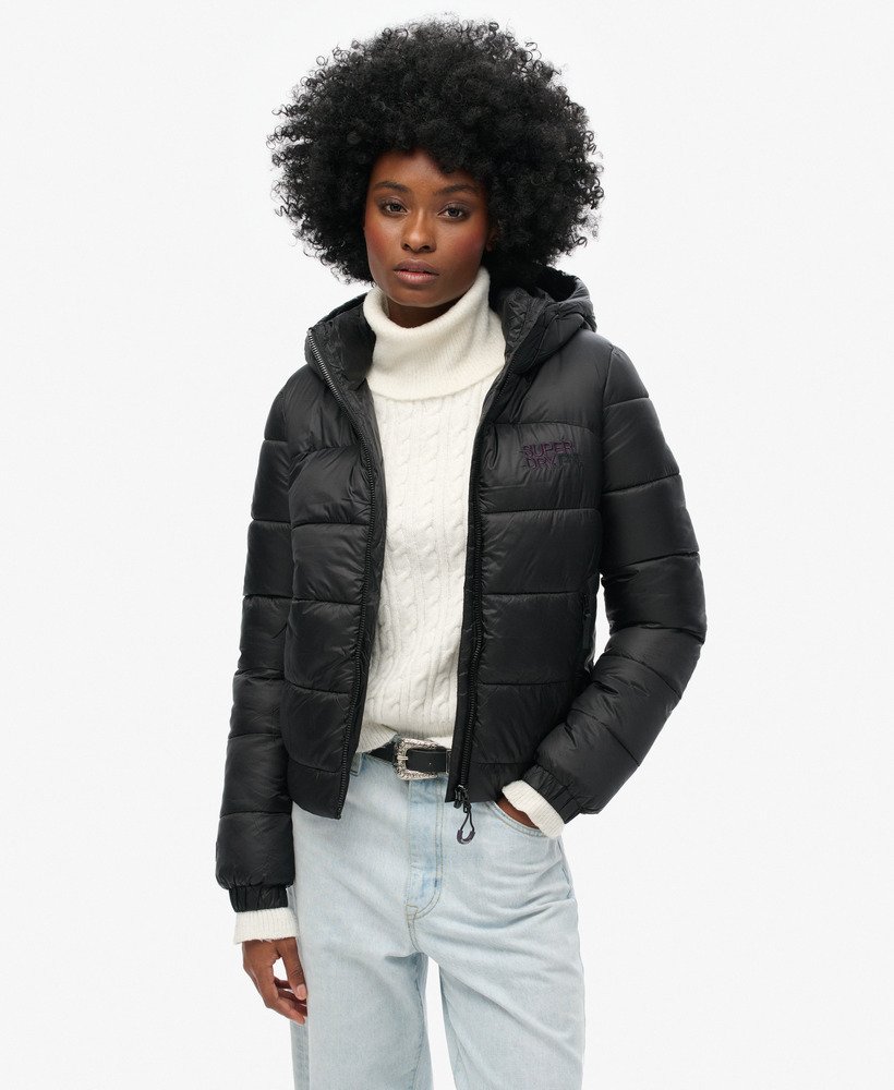 Puffer bomber jacket womens on sale