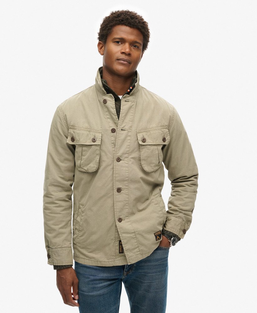 Superdry Military Overshirt Jacket Men s Mens Jackets