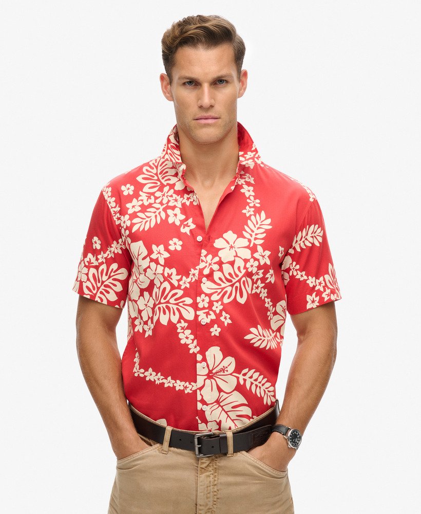 Homme Chemise hawaienne Rouge eCole De Surf Superdry CH FR