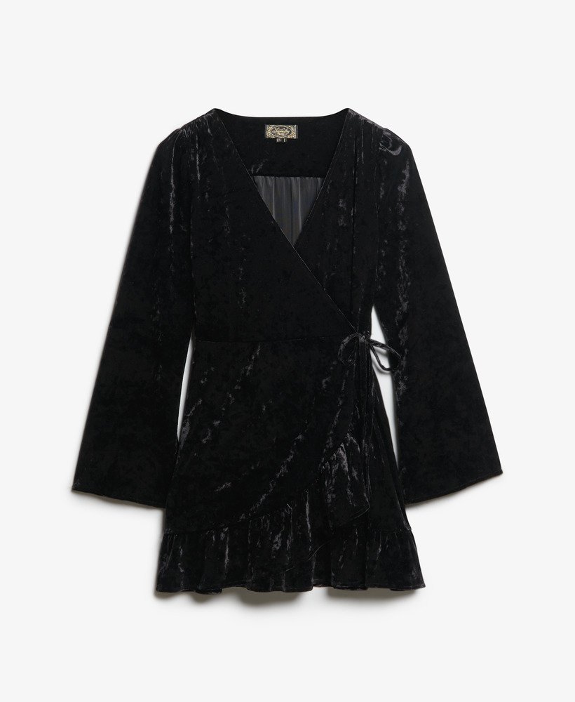 Other stories velvet wrap dress best sale