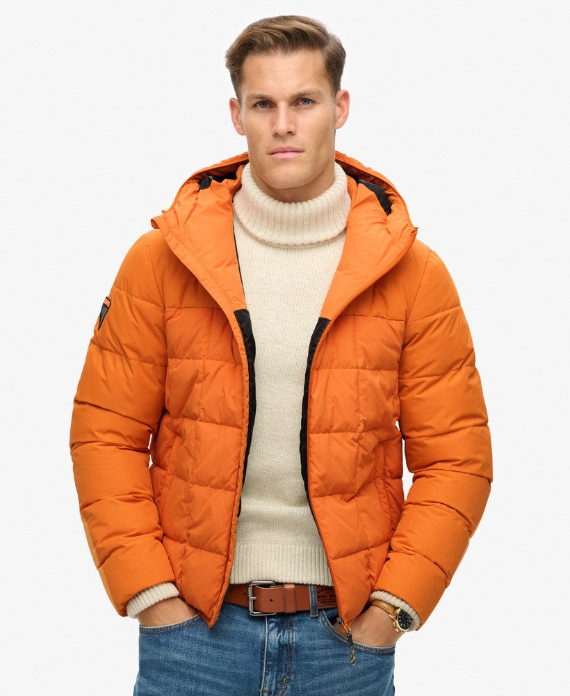 Homme Doudoune a capuche Expedition Orange Marmelade Superdry BE FR