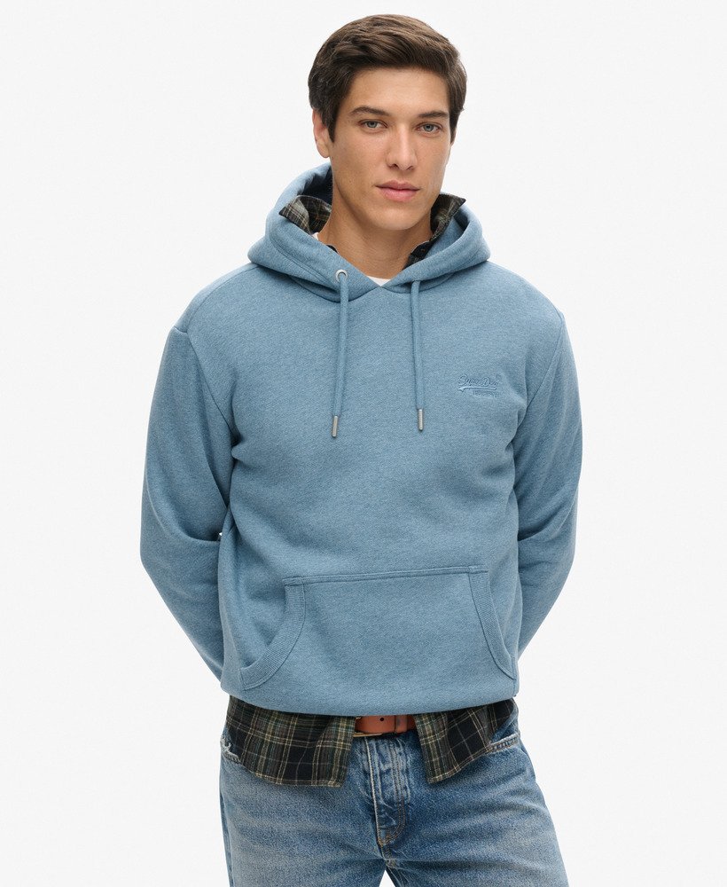 Blue grey hoodie mens sale