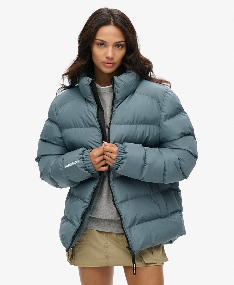 Superdry blue puffer jacket online