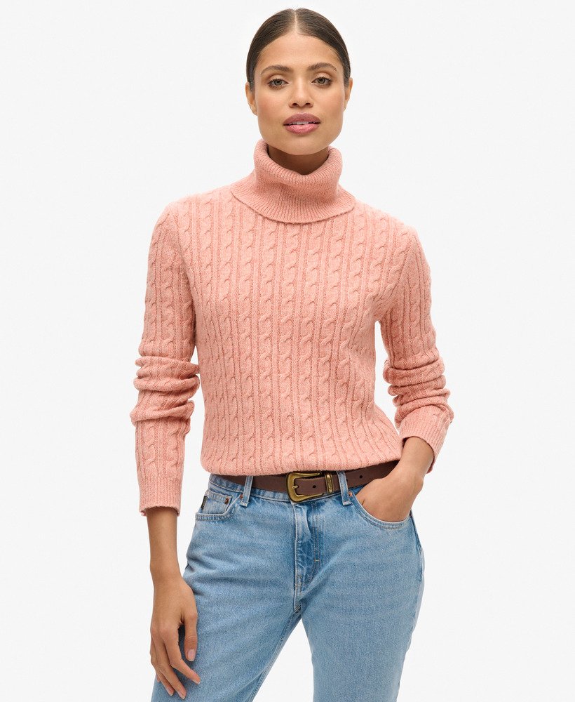 Fitted roll neck jumper best sale