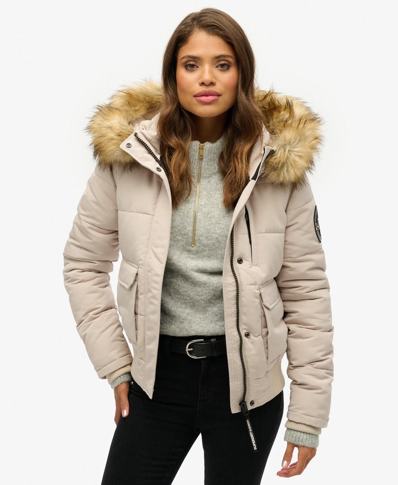 Bombers femme capuche sale