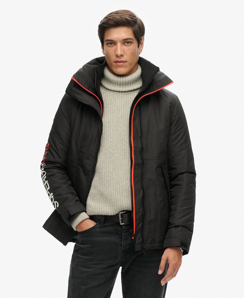 Veste superdry noir et orange sale