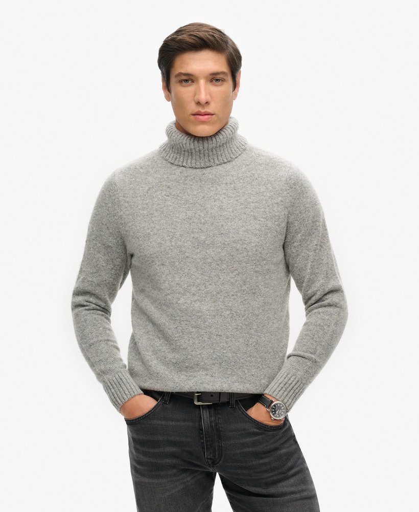 Mens roll neck jumper uk best sale