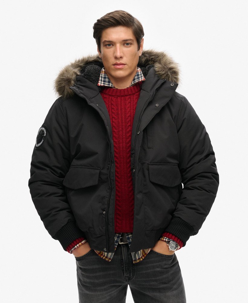 Mens bomber parka best sale