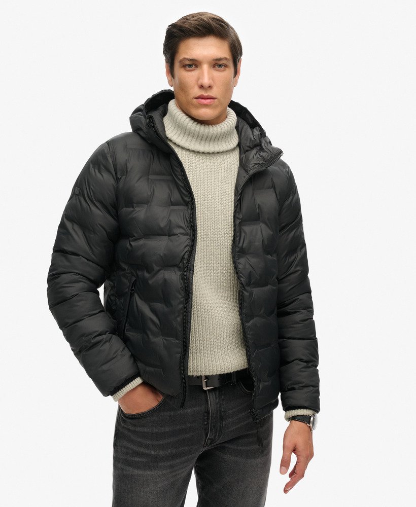 Superdry Short Quilted Puffer Jacket Men s Mens Jackets