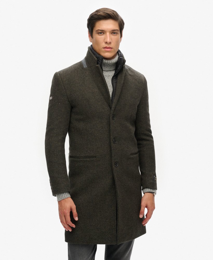 Overcoat superdry hotsell