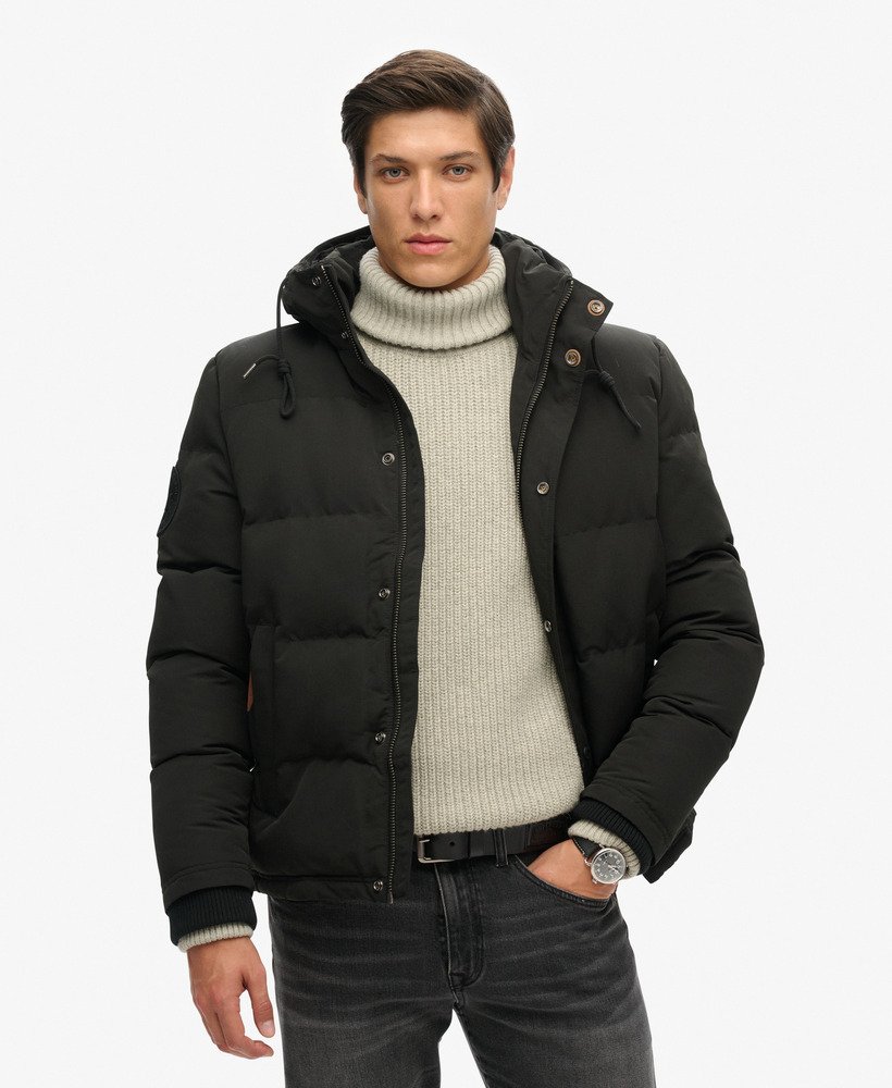 Noir De Jais Doudoune a capuche Everest pour Homme Superdry FR