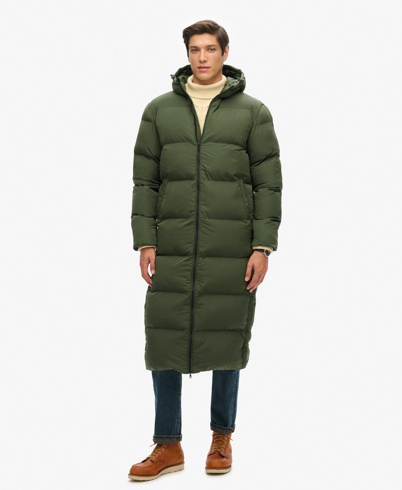 Super long down coat on sale