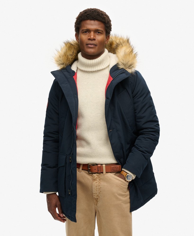 Mens parka coats superdry best sale