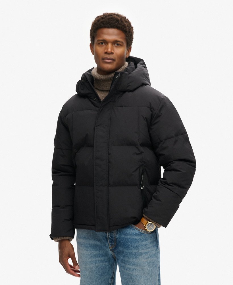 Padded jacket without hood hotsell