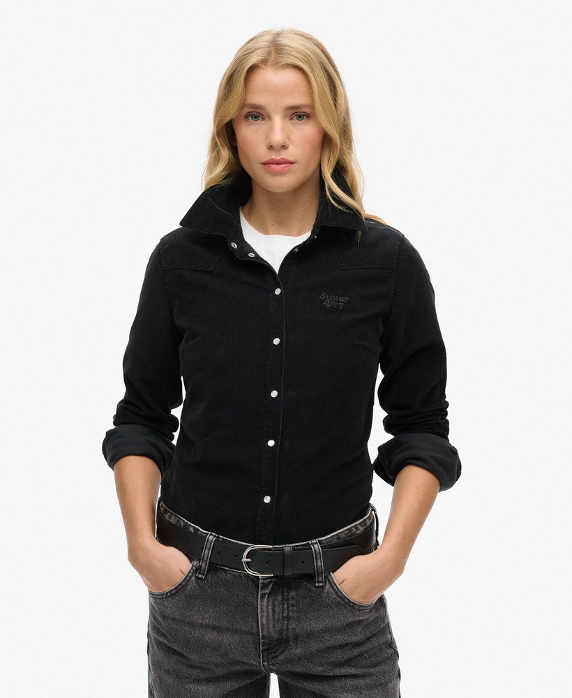 Black western shirt womens hotsell