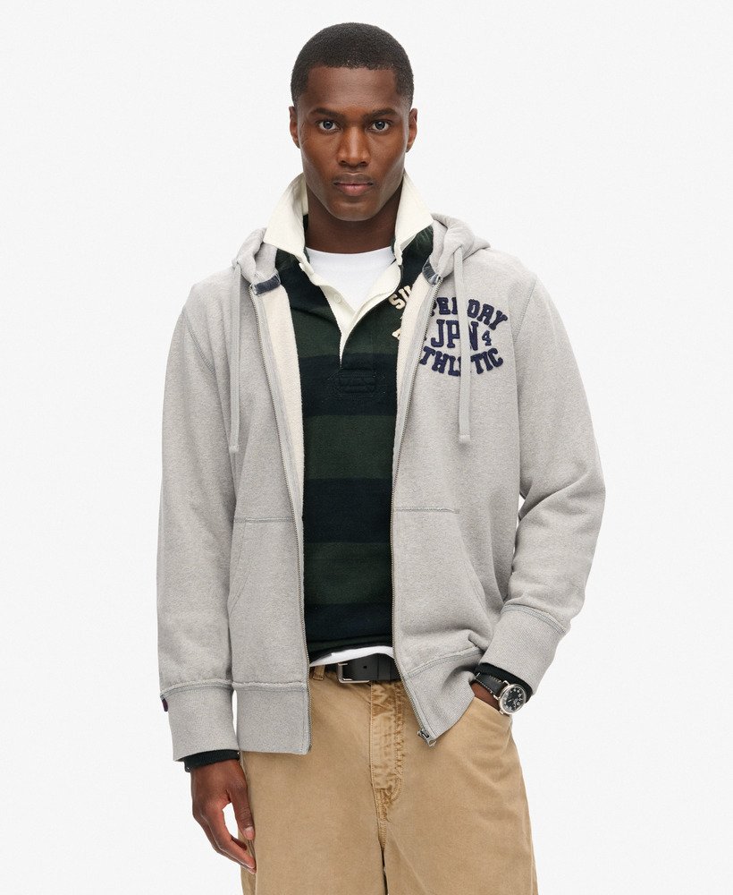 Athletic grey hoodie hotsell