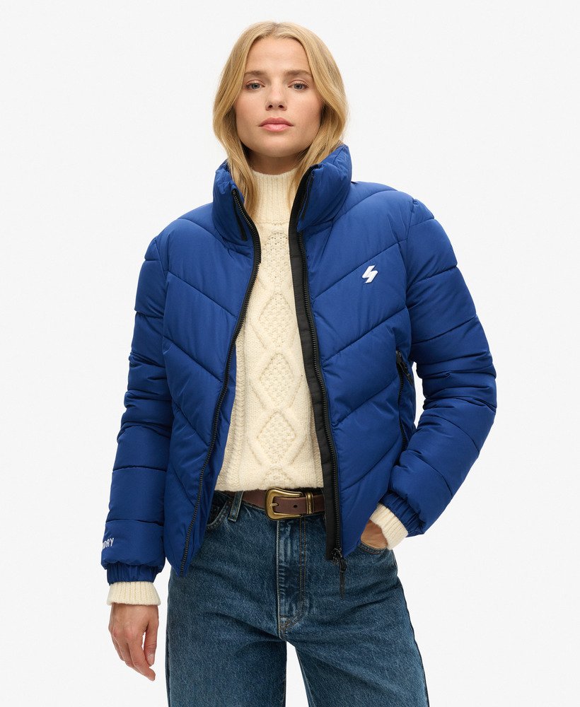 Superdry blue puffer jacket online