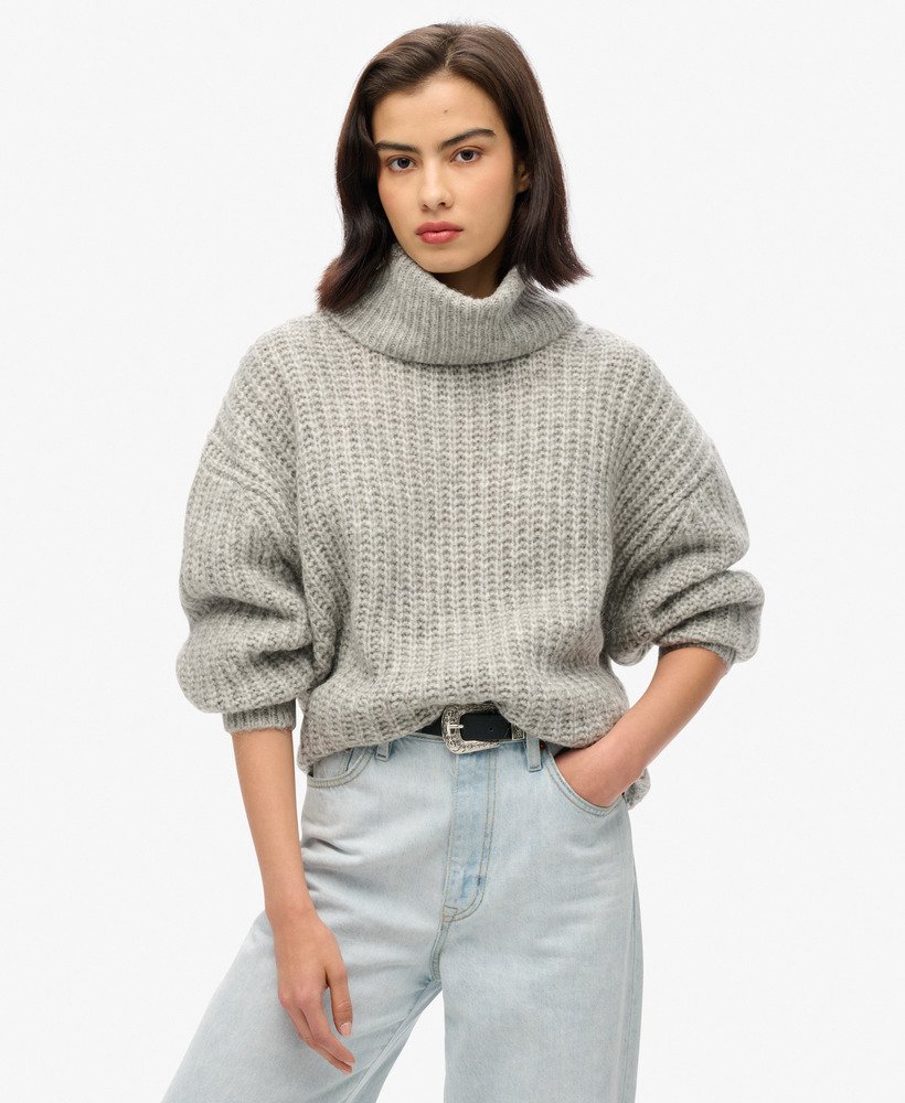 Grey twist jumper hotsell