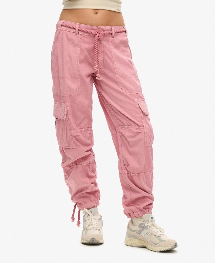 Pantalon militaire femme rose hotsell