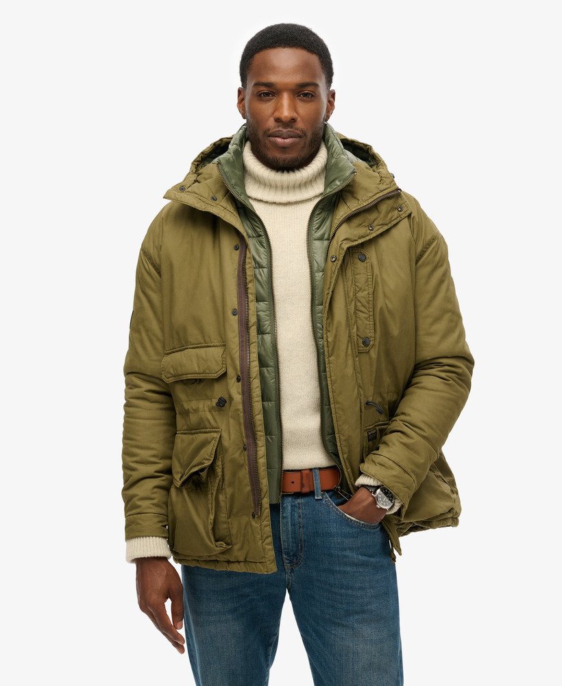 Superdry M5011726a Jacket Green L Man