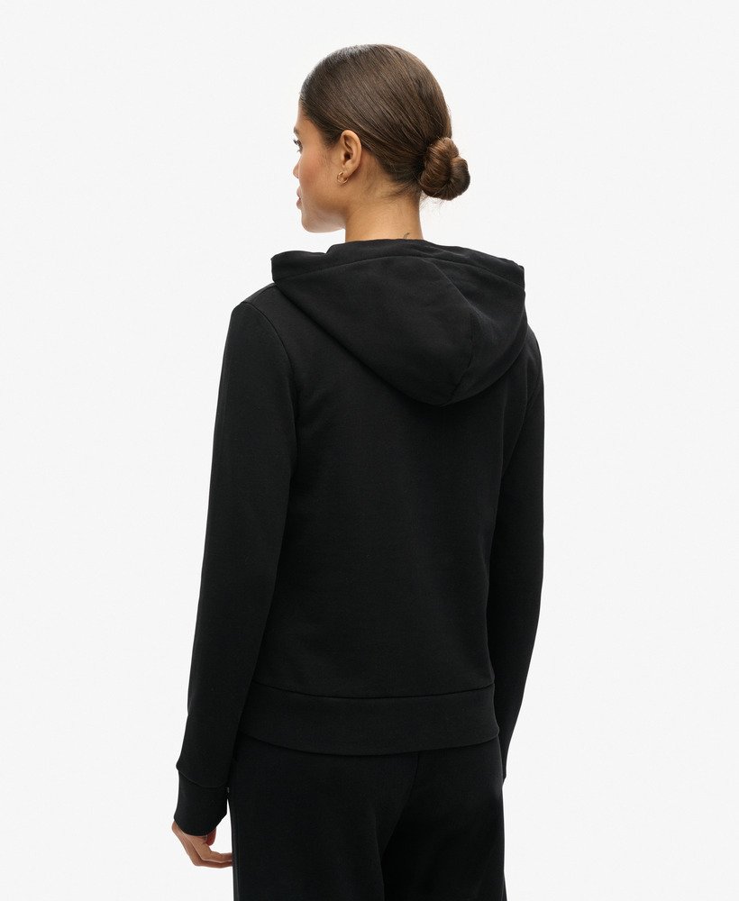 Women s Plain Hoodie in Black Superdry CA EN