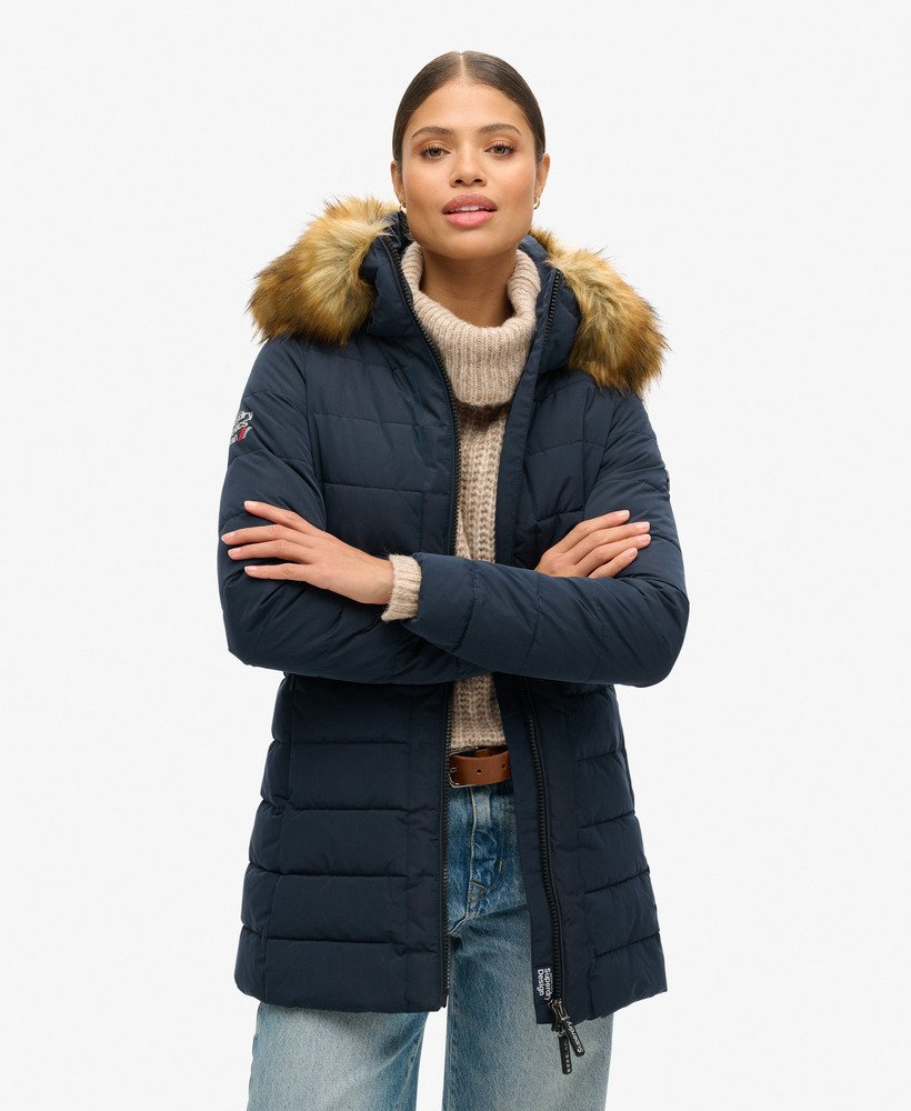 Arctic long puffer coat superdry online