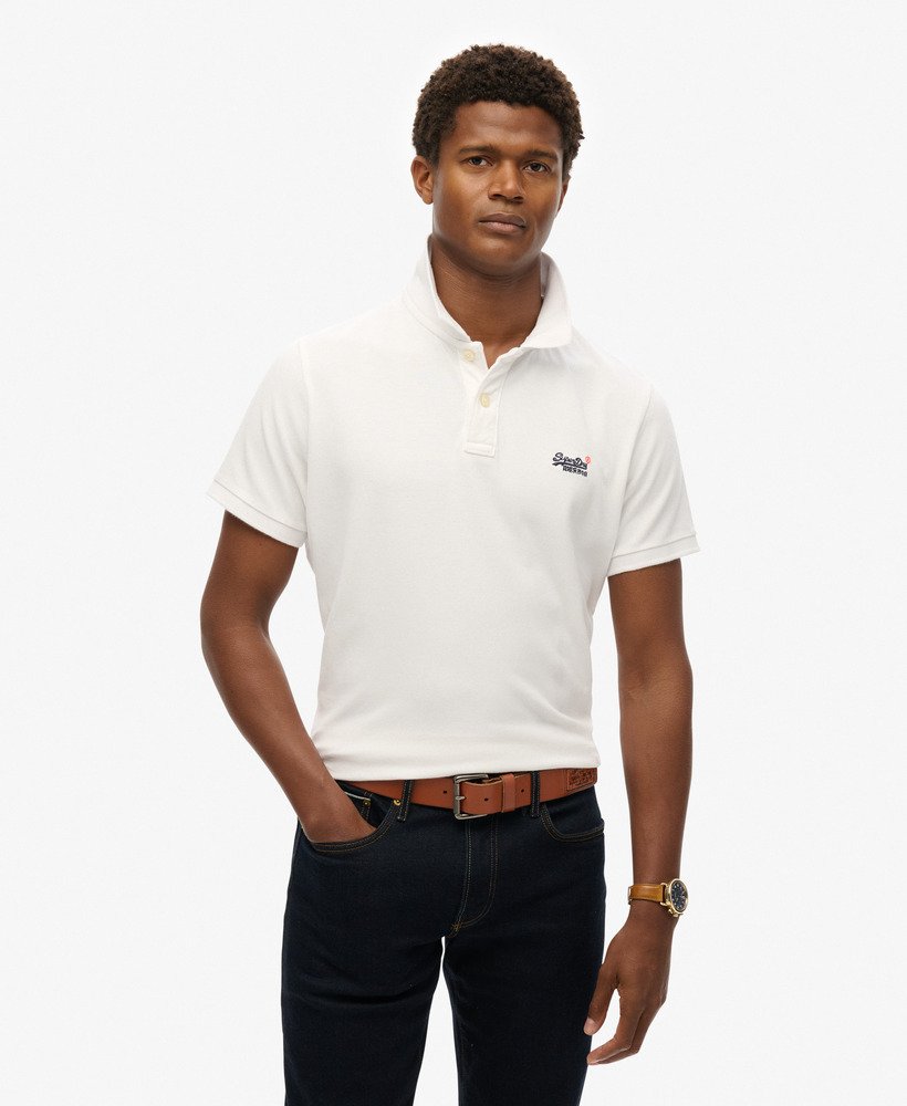 Superdry pique polo shirt online