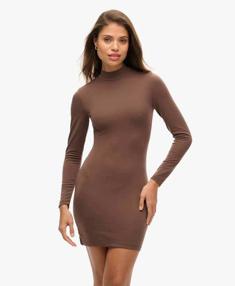 High neck dress hotsell