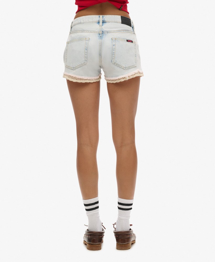 Superdry denim shorts womens deals