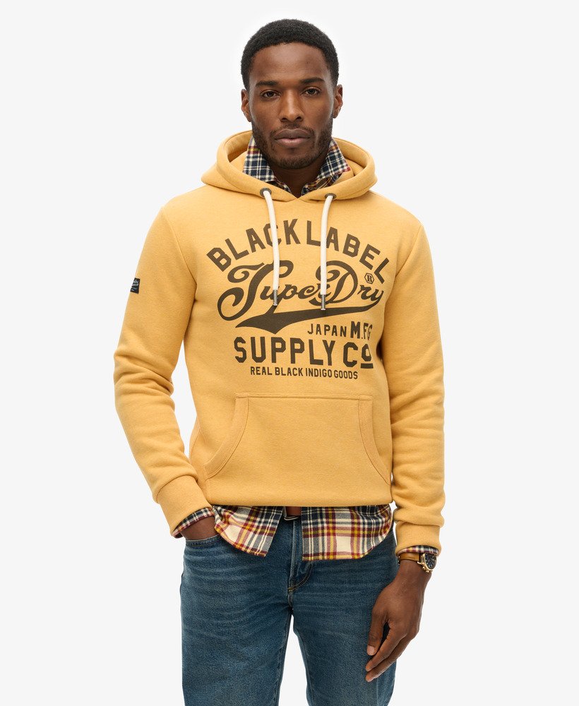 Superdry yellow hoodie deals