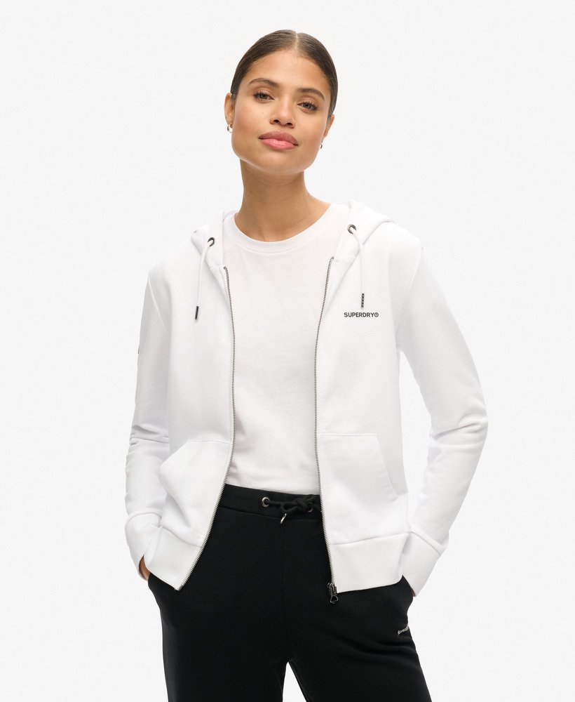 Plain white hoodie women's deals