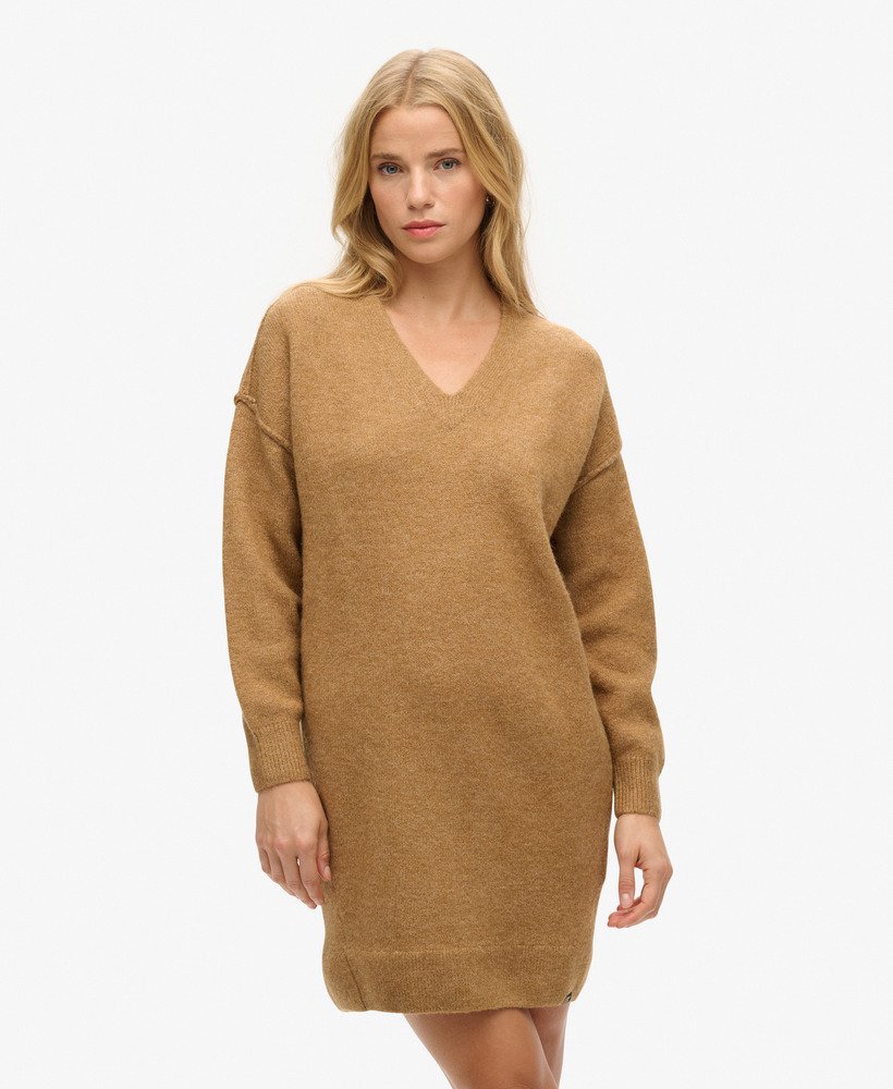 Jumper dress v neck online