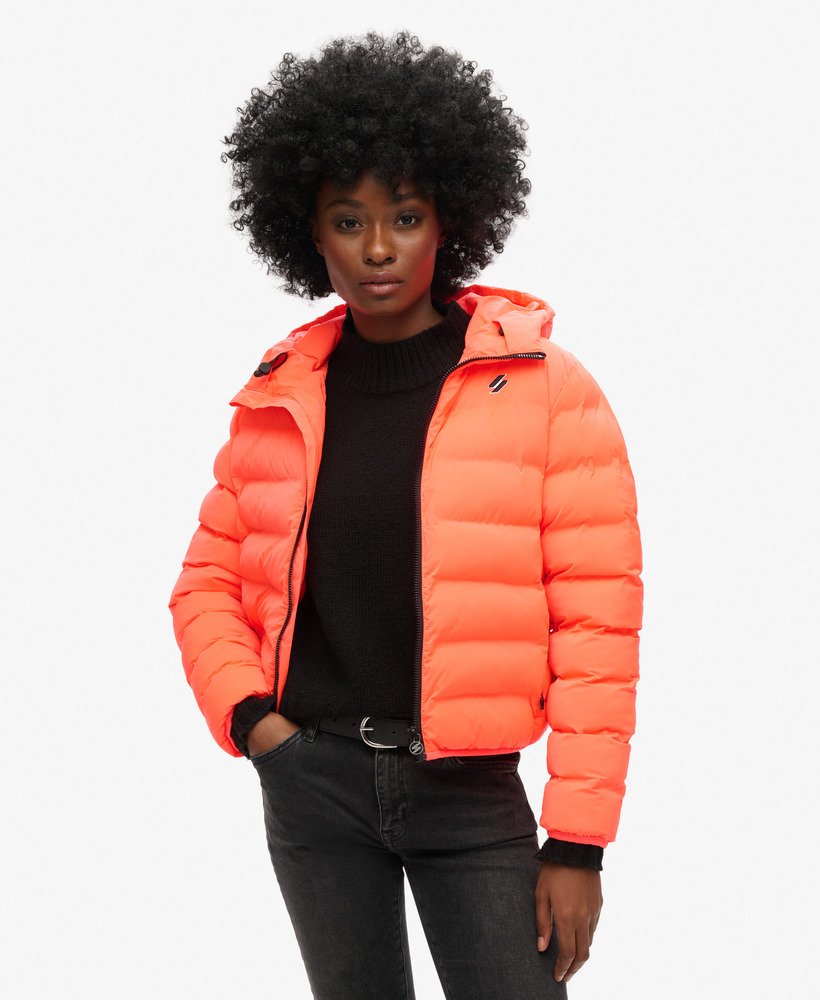 Coral padded jacket on sale